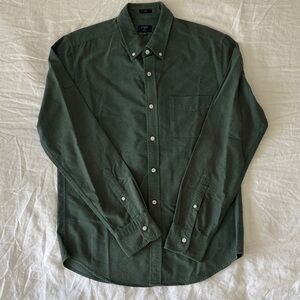 Jcrew Men’s Green Button Down Oxford